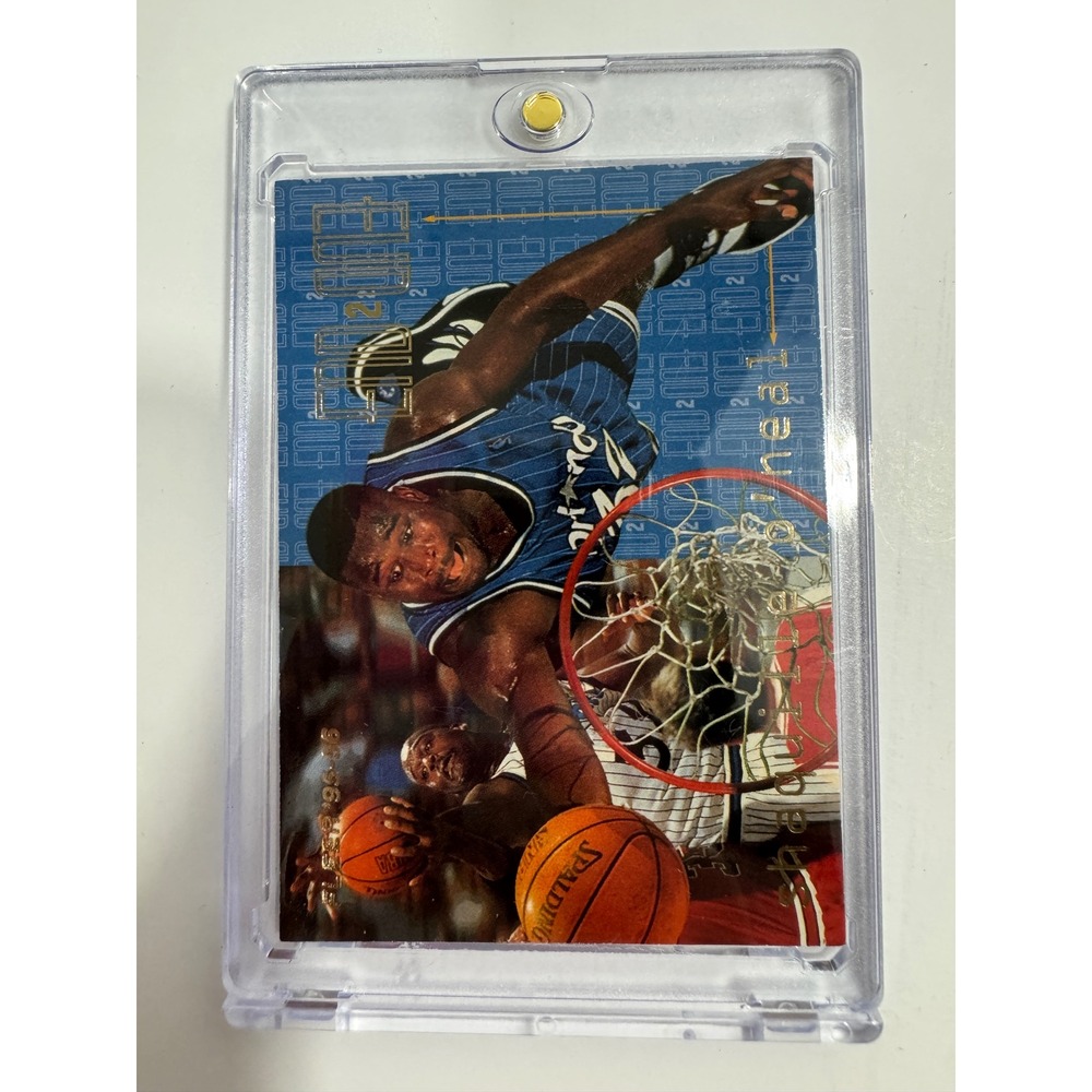 Fleer Ultra Trading Card Shaq O'Neal OS Blue Good 1996-97 End 2 End 14/20 Insert